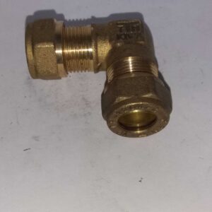 10 mm Messing knie knelkoppeling 10mm x 10mm - Afbeelding 3