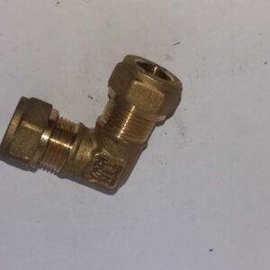 10 mm Messing knie knelkoppeling 10mm x 10mm