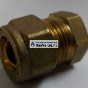 Messing eindstop voor 15mm koperen gasleiding - Afbeelding 5