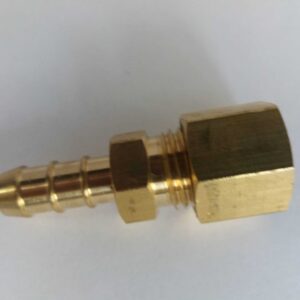 8mm messing knelkoppeling slangpilaar