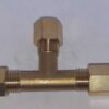 Messing T stuk 8mm x 8 mm x 8mm knelfitting