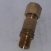 8mm messing knelkoppeling x 1/4 links buitendraad