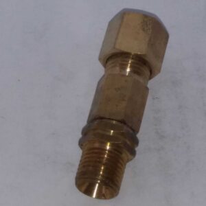 8mm messing knelkoppeling x 1/4 links buitendraad