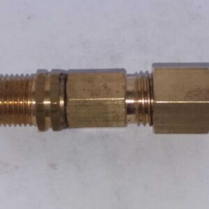 Alternative view of 8mm messing knelkoppeling x 1/4 links buitendraad