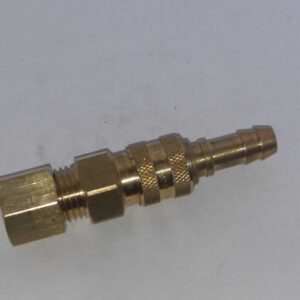 8mm messing knelkoppeling met snelsluitkoppeling met tule. - Afbeelding 3