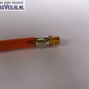 Alternative view of RVS Flexibele gasslang 100 cm lang m 14 x 1.5 binnendraad  x m14 x1.5 buitendraad