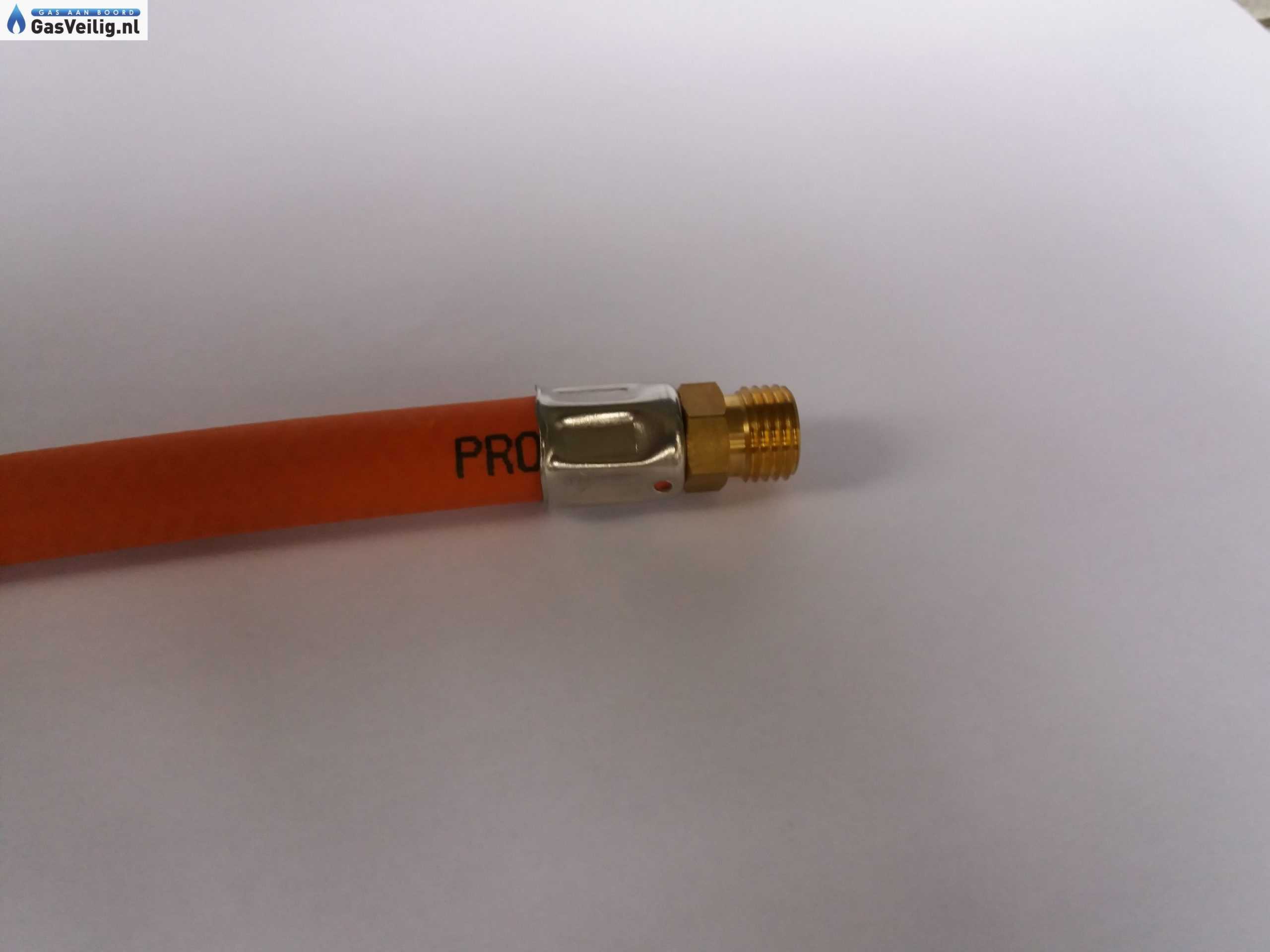 Optimit rubber gasslang 100 cm lang 2 x m14x 1.5 buitendraad
