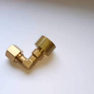 8mm messing knelkoppeling knie x 1/2 binnendraad - Afbeelding 5