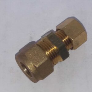 Messing verloop knelkoppeling 8 mm x 10 mm