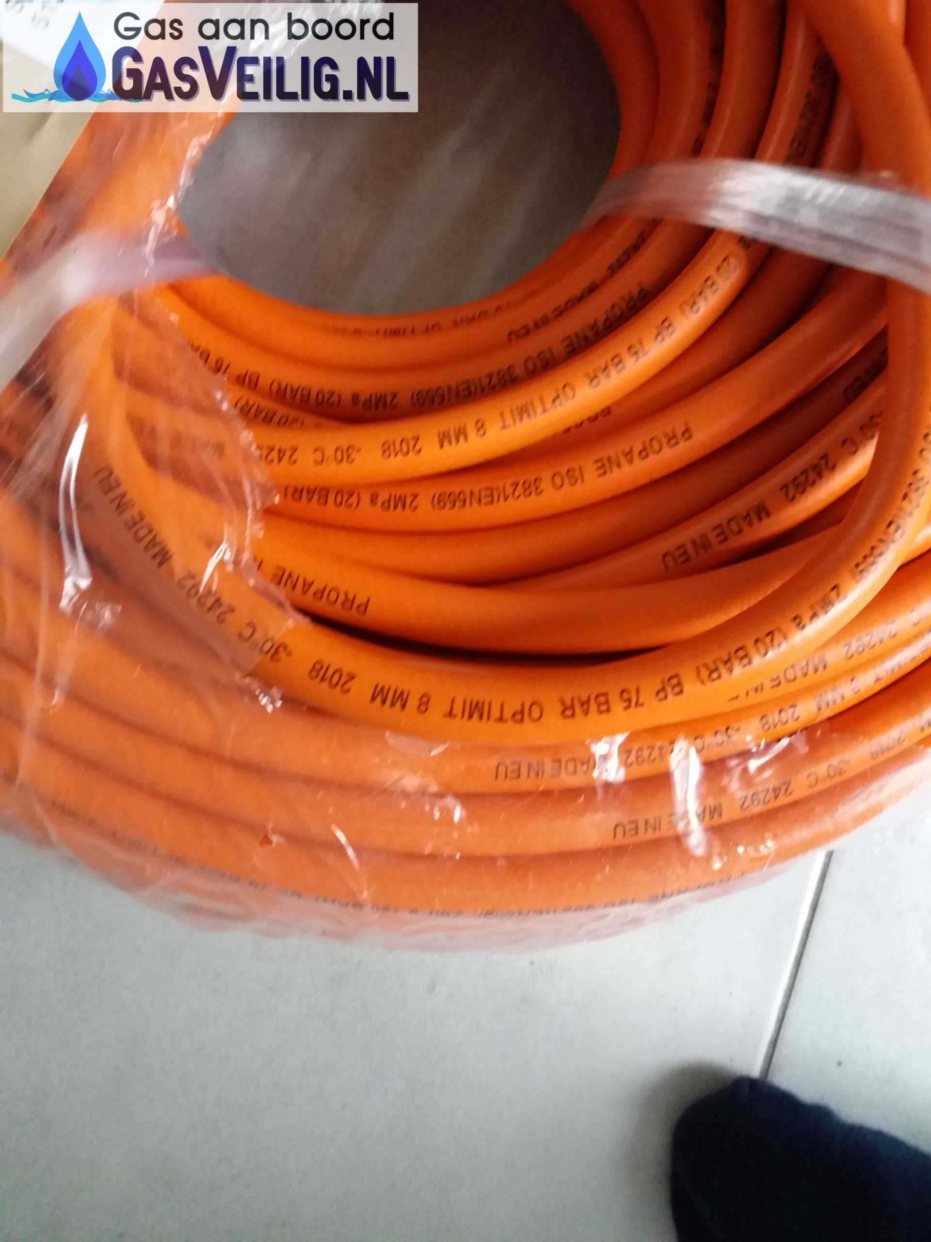 Optimit rubber gasslang 40 cm lang Tule 2 x 8 mm glad