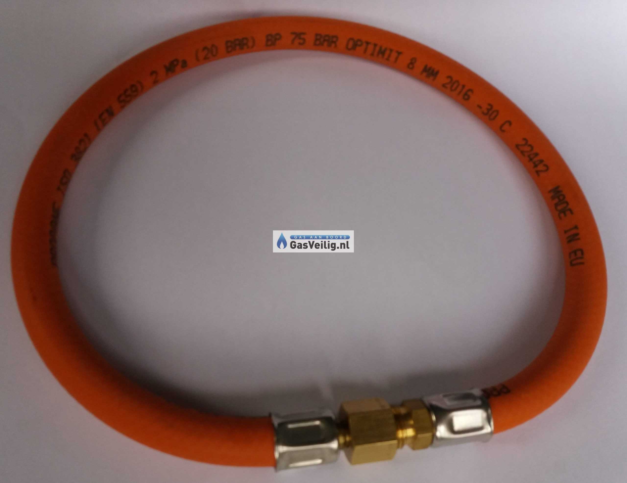 Complete set onderdelen voor het aanleggen van een nieuwe gasinstallatie met 1 gebruikstoestel met een 8 mm knelaansluiting. - Afbeelding 4