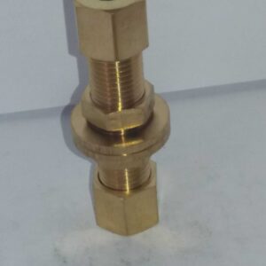 Alternative view of Messing 8mm x 8mm schortdoorvoer / schotkoppeling