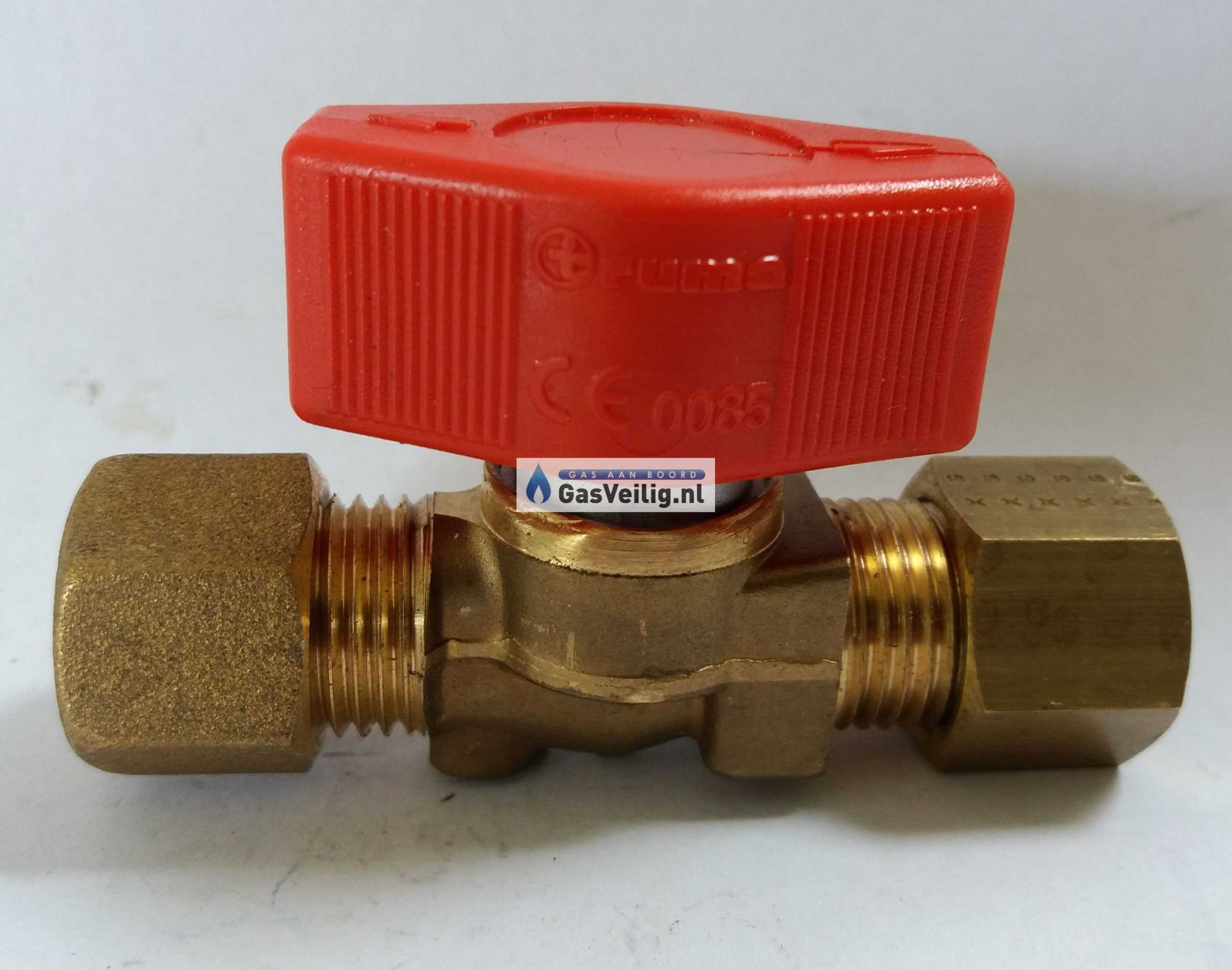 10 x 10 mm messing snelsluitkraan