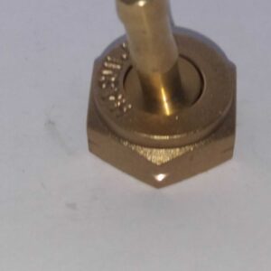 Alternative view of Messing 8 mm slangtule x wartel Shell. (setje)