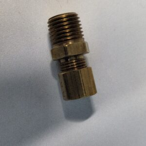Alternative view of Messing knelkoppeling recht 6 mm x 1/4 buitendraad