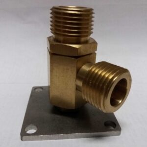 Muurbeugel voor bevestiging Drukregelaar op de wand met 2 x shell aansluiting.