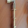 Messing Schotkoppeling  haaks lang model
