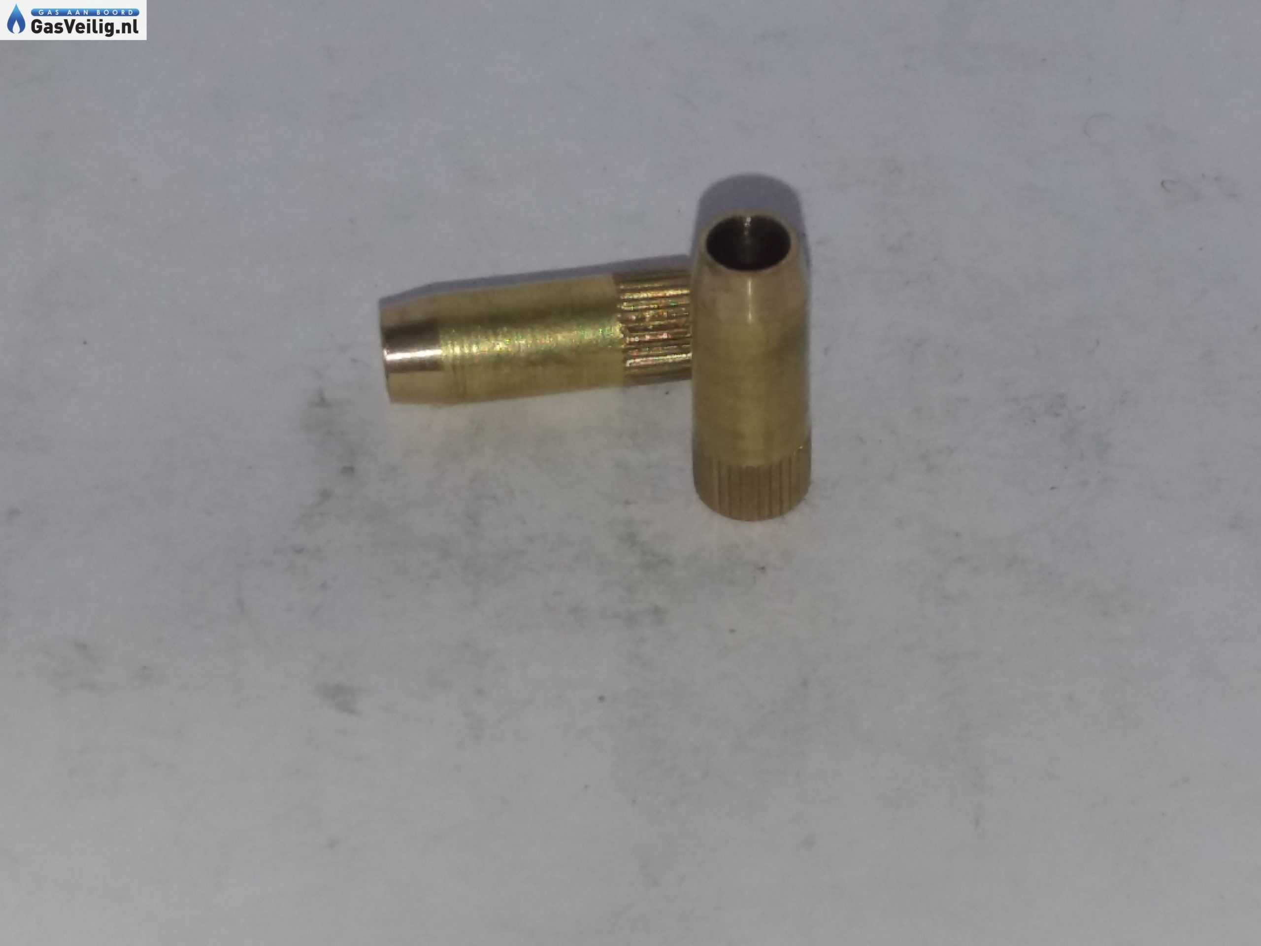 verstevigingsbus of steunbus voor 6mm zachtkoperen gasleiding