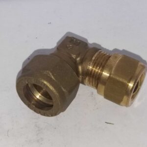 Messing knie knelkoppeling 12 mm x 10mm - Afbeelding 4